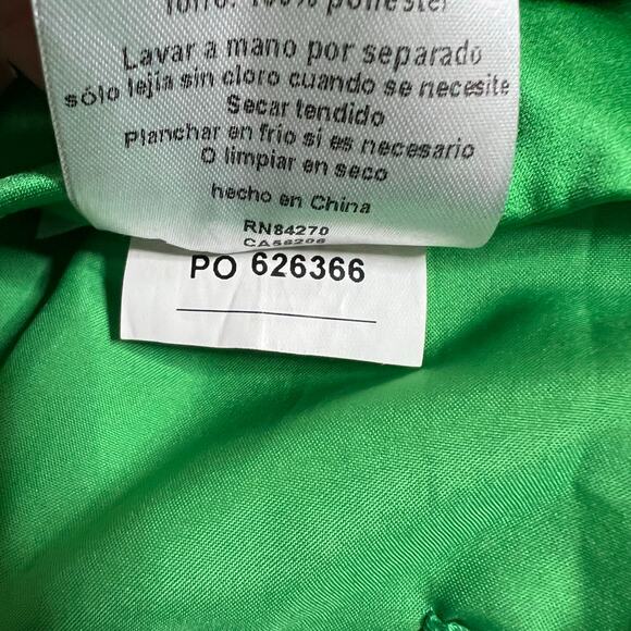 David's Bridal Bridesmaid Dress 2 Green Special Occasion Satin Wedding Formal - Picture 7 of 8